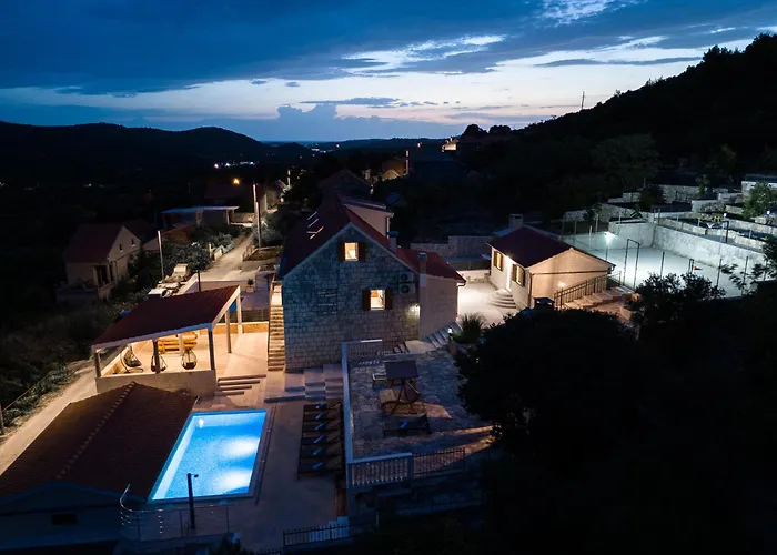 别墅 Didova Kuca, With Private Pool Near Rogoznica,sleeps 9 Podorljak